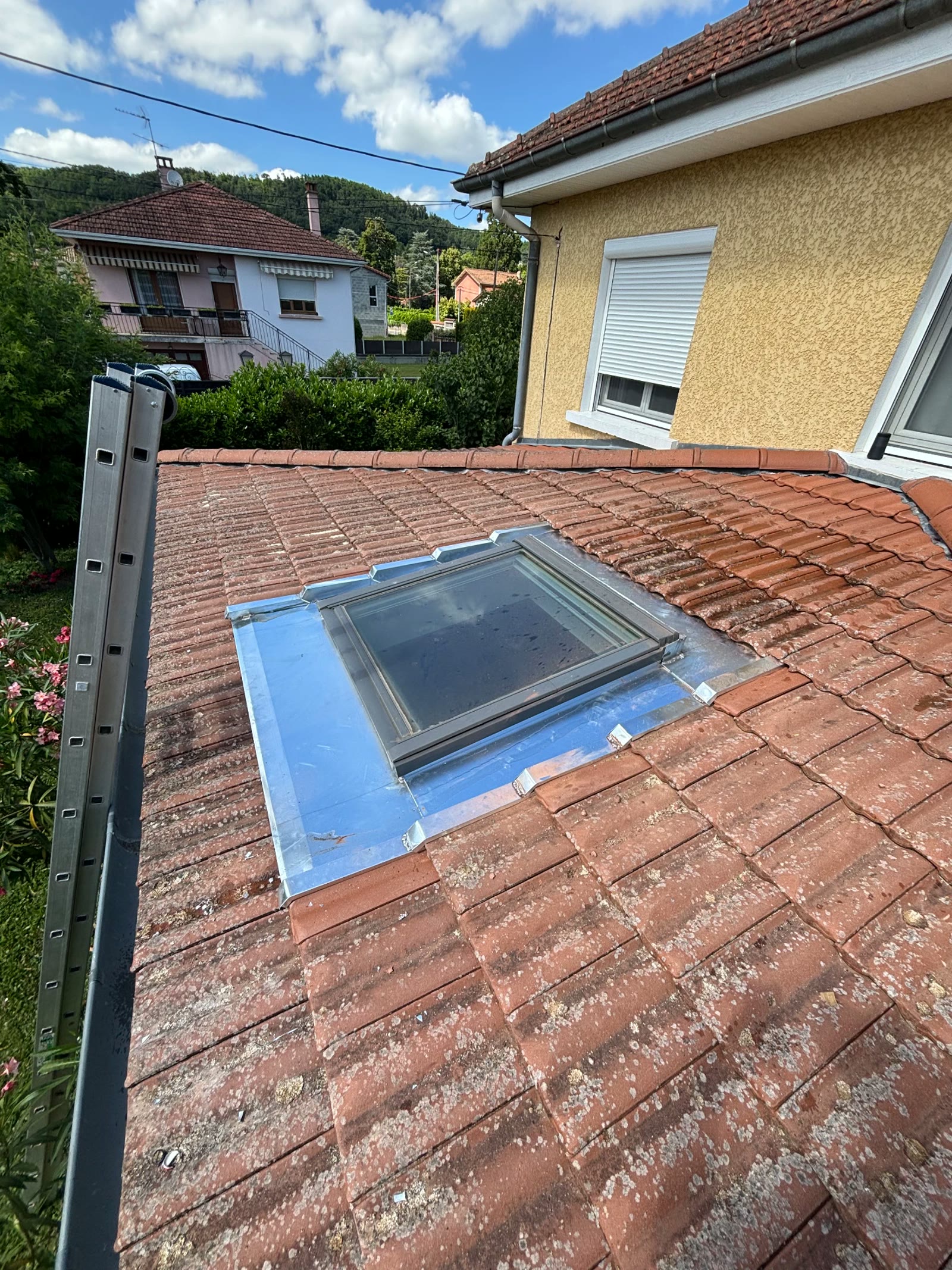 Abergement de Velux en zinc